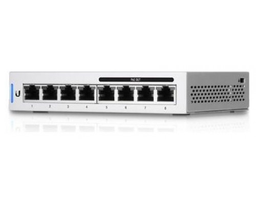 UBIQUITI UNIFI SWITCH 8 PUERTOS US-8-60W PoE (Espera 4 dias)