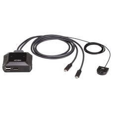 ATEN 2-PORT USB-C 4K DISPLAYPORT KVM SWITCH (US3312-AT) (CP20) (Espera 4 dias)