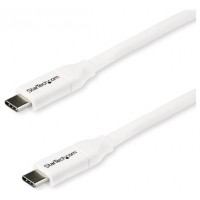 STARTECH CABLE 2M USB-C PD DE 5A BLANCO