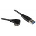 STARTECH CABLE 0,5M MICRO USB 3.0 ACODADO DERECHA