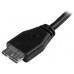 STARTECH CABLE 0,5M USB 3.0 DELGADO - A MACHO A MI