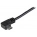 STARTECH CABLE 0.5M MICRO USB ACODADO