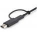 STARTECH CABLE DE 0,9M USB-C CON ADAPTADOR USBA