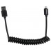 STARTECH CABLE EN ESPIRAL 60CM LIGHTNING 8 PIN A U