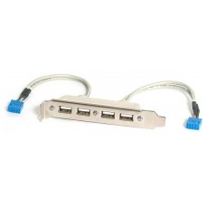 STARTECH CABEZAL BRACKET 4 PUERTOS USB 2.0 CONEXIO