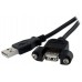 STARTECH CABLE 91CM USB 2.0 ALTA VELOCIDAD MONTAJE