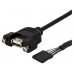 STARTECH CABLE 30CM USB 2.0 MONTAJE EN PANEL CONEX