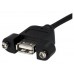 STARTECH CABLE 30CM USB 2.0 MONTAJE EN PANEL CONEX