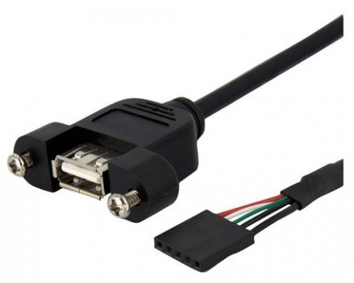 STARTECH CABLE EXTENSOR 91CM USB 2.0 MONTAJE EN PA