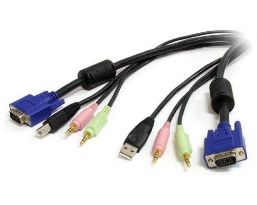 STARTECH CABLE KVM AUDIO Y VIDEO 1,8M TODO EN UNO