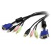 STARTECH CABLE KVM AUDIO Y VIDEO 1,8M TODO EN UNO