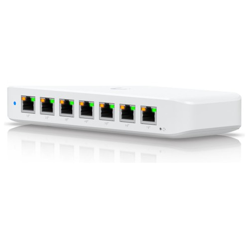 SWITCH UNIFI UBIQUITI USW-ULTRA-210W 8 POR GBE POE+ 210W