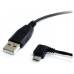 STARTECH CABLE MICRO USB 91CM ACODADO MOVILES Y TA