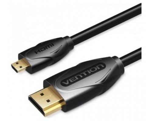 CABLE HDMI/M A MICRO HDMI/M 1 M AWG34 NEGRO VENTION (Espera 4 dias)