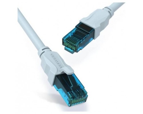 CABLE DE RED LATIGUILLO RJ45 CAT.5E UTP AWG26 1 M AZUL VENTION (Espera 4 dias)