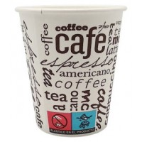 PAQUETE 50 VASOS CART&Oacute;N COMPOSTABLE 200ML TECNOPACKING CU396 (Espera 4 dias)