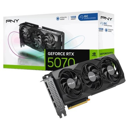 VGA PNY GEFORCE RTX 5070 12GB GDDR7 3xDP 1xHDMI 2.16-SX20 VGA PNY GEFORCE RTX 5070 12GB GDDR7 3xDP 1xHDMI 2.16
