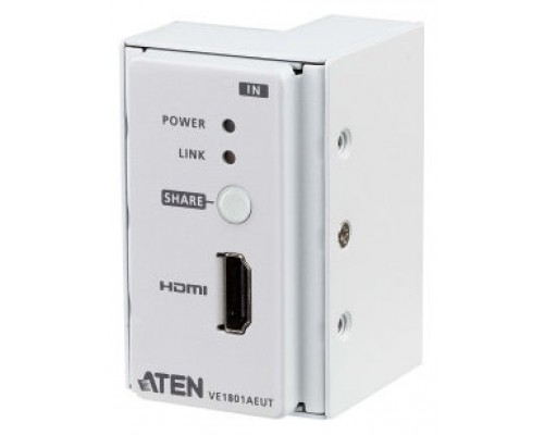 ATEN Transmisor encastrable (EU) HDMI HDBaseT-Lite con embellecedor / PoH (Espera 4 dias)