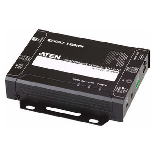 ATEN RECEPTOR HDMI 4K SOBRE HDBASET CON POH (4K A 100 M) (HDBASET CLASS A) (VE1812R-AT-G) (Espera 4 dias)
