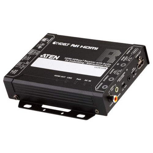 ATEN RECEPTOR HDMI TRUE 4K (4096 X 2160 UP TO 100M: LONG REACH MODE 1920 X 1080 UP TO 150M) SOBRE HDBASET CON DESEMBEBEDOR DE AUDIO, POH E IR / RS-232 PASS-THROUGH (VE2812PR-AT-G) (Espera 4 dias)-SX30 ATEN RECEPTOR HDMI TRUE 4K (4096 X 2160 UP TO 100M: LONG REACH MODE 1920 X 1080 UP TO 150M) SOBRE HDBASET CON DESEMBEBEDOR DE AUDIO, POH E IR / RS-232 PASS-THROUGH (VE2812PR-AT-G) (Espera 4 dias)