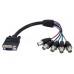 STARTECH CABLE 30 CM COAXIAL MONITOR HD15 VGA A 5