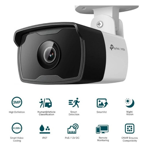 VIGI C&aacute;mara IP Bullet C330I 3MP Pl&aacute;stico IR 2.8mm