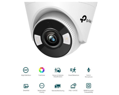 TP-Link VIGI C430 Almohadilla Cámara de seguridad IP Interior y exterior 2304 x 1296 Pixeles Techo (Espera 4 dias)-SX20 TP-Link VIGI C430 Almohadilla Cámara de seguridad IP Interior y exterior 2304 x 1296 Pixeles Techo (Espera 4 dias)