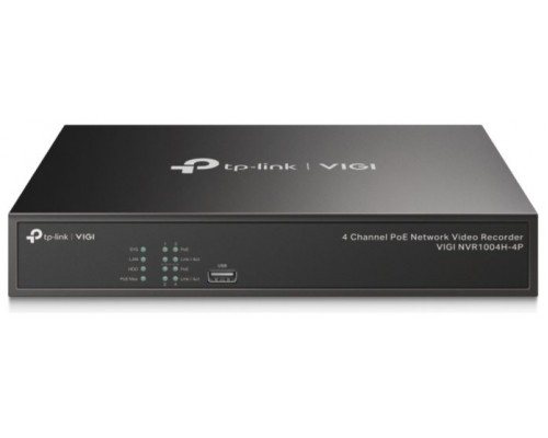 VIGI Grabador IP NVR1004H-4P Rack 01 HDD 04 C PoE