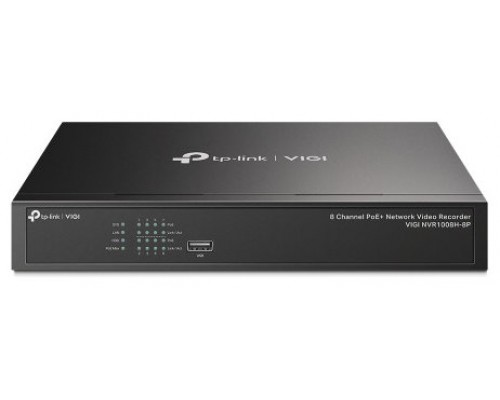 TP-LINK VIDEOGRABADOR VIGI NVR1008H-8P 8 CHANNEL POE+ NETWORK VIDEO RECORDER