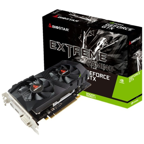 VGA BIOSTAR GEFORCE GTX1050TI 4GB GDDR5 1xDP 1xHDMI-SX20 VGA BIOSTAR GEFORCE GTX1050TI 4GB GDDR5 1xDP 1xHDMI