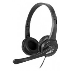 AURICULARES C/MICROFONO NGS VOX 505 USB NEGRO