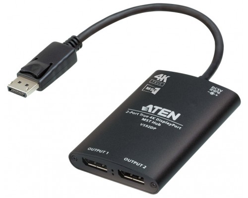 ATEN Concentrador MST DisplayPort 4K real de 2 puertos (Espera 4 dias)