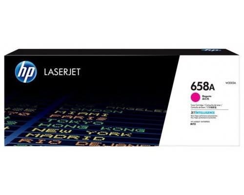 HP Cartucho de tóner Original LaserJet 658A magenta (Espera 4 dias)