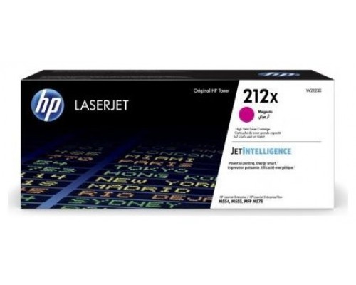 HP Cartucho de tóner Original LaserJet 212X magenta de alta capacidad (Espera 4 dias)