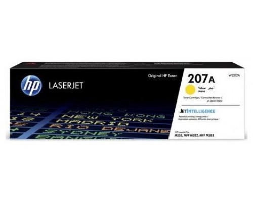 TONER HP 207A W2212A 1.25K AMARILLO M282NW, M28