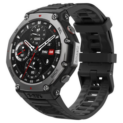 Amazfit T-Rex 3 3,81 cm (1.5") AMOLED Digital 480 x 480 Pixeles Pantalla táctil Negro Wifi GPS (satélite) (Espera 4 dias)-SX35 Amazfit T-Rex 3 3,81 cm (1.5") AMOLED Digital 480 x 480 Pixeles Pantalla táctil Negro Wifi GPS (satélite) (Espera 4 dias)