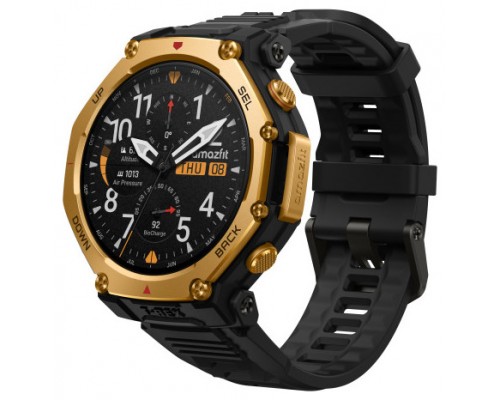 Amazfit T-Rex 3 Pro 3,81 cm (1.5") AMOLED 48 mm Digital 480 x 480 Pixeles Pantalla táctil Oro Wifi GPS (satélite) (Espera 4 dias)-SX35 Amazfit T-Rex 3 Pro 3,81 cm (1.5") AMOLED 48 mm Digital 480 x 480 Pixeles Pantalla táctil Oro Wifi GPS (satélite) (Espera 4 dias)