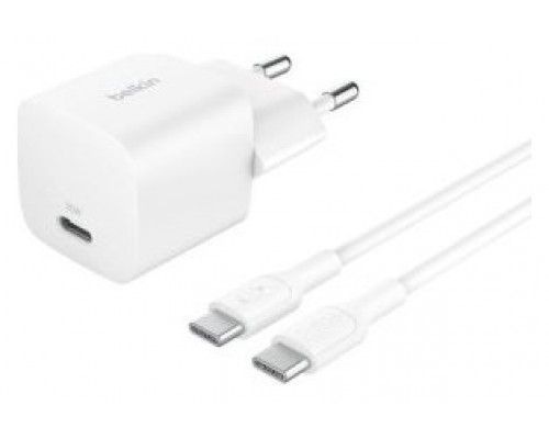 CARGADOR DE PARED BELKIN WCA012KQ1MWH-B6 USB-C PD 25W
