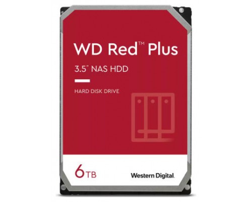 HDD WD 3.5" 6TB 5400RPM SATA3 RED PLUS