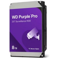 Western Digital Purple Pro Smart Video HDD 8TB disco duro interno 7200 RPM 3.5" SATA (Espera 4 dias)