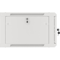 ARMARIO LANBERG MURAL RACK 19 6U 600X600 FLAT PACK PUERTA CRISTAL GRIS