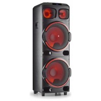 Altavoz Torre Ngs Wild Dub 3 1200w Doble Woofer