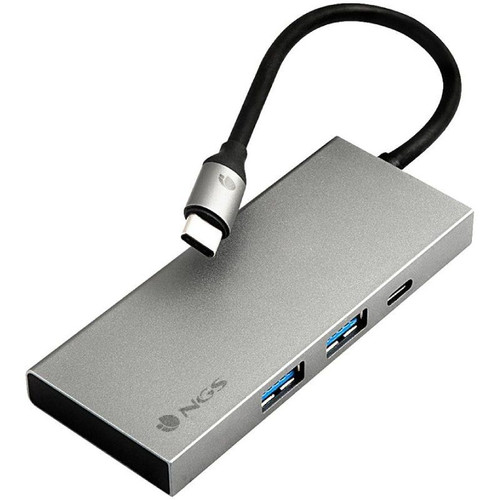 ADAPTADOR MULTIPUERTO USB-C WONDERDOCK4PRO D ALUMINIO