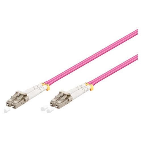 WP FIBER OPTIC MULTIMODE PATCH CORD ,50/125 LC-LC, 3 MT. OM4 ,LSZH, VIOLET COLOR (Espera 4 dias)