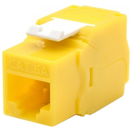 WP Keystone Cat. 6a UTP RJ45/Hembra Amarillo-IA40 WP Keystone Cat. 6a UTP RJ45/Hembra Amarillo
