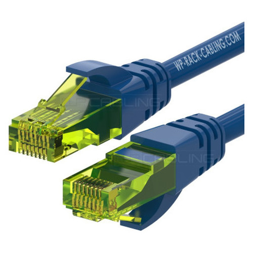 WP WPC-PAT-6AU005B cable de red Azul 0,5 m Cat6a U/UTP (UTP) (Espera 4 dias)