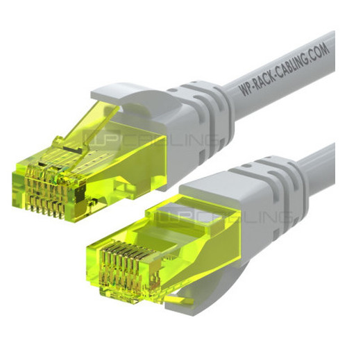 WP WPC-PAT-6AU010 cable de red Gris 1 m Cat6a U/UTP (UTP) (Espera 4 dias)
