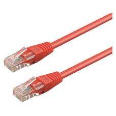 WP WPC-PAT-6U030R cable de red Rojo 3 m Cat6 U/UTP (UTP) (Espera 4 dias)
