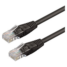 WP WPC-PAT-6U050BL cable de red Negro 5 m Cat6 U/UTP (UTP) (Espera 4 dias)