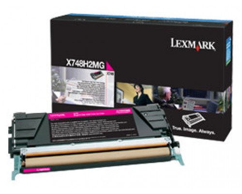 Lexmark X748 Cartucho de toner magenta Alto Rendimiento